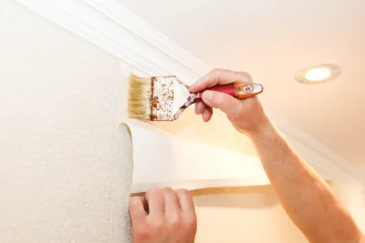 Pose de papier peint à Richelieu — revêtements muraux et toiles de verre
